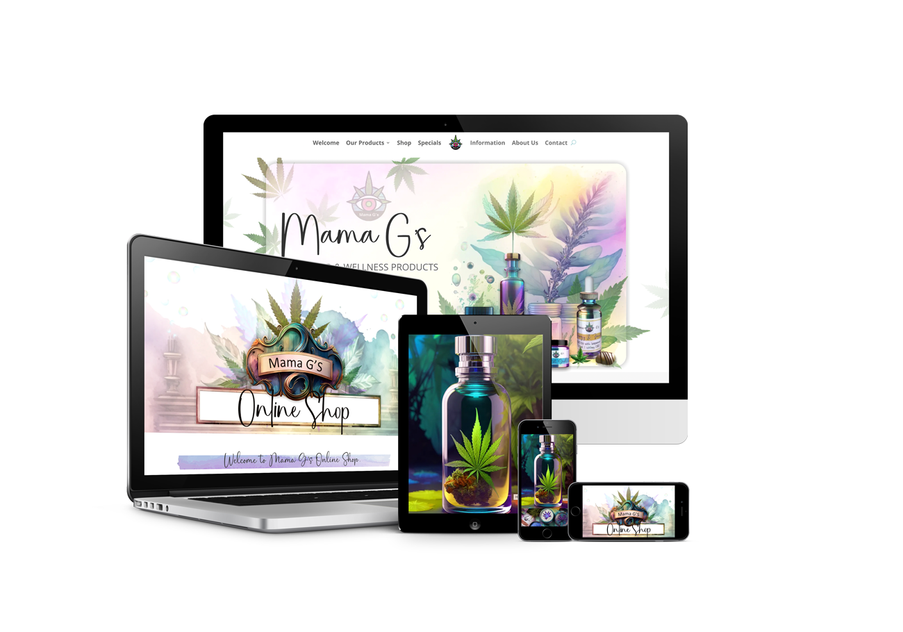 Mama G's online shop website design
